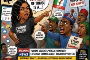 Tinubu Supporters Furious as Yvonne Jegede’s Explosive Political Comment Sets Social Media on Fire