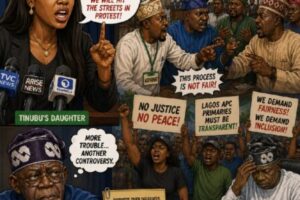 Tinubu's Daughter Reportedly Ready For Protest As Lagos APC Primaries Turn Political Pressure Cooker
