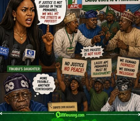 Tinubu's Daughter Reportedly Ready For Protest As Lagos APC Primaries Turn Political Pressure Cooker