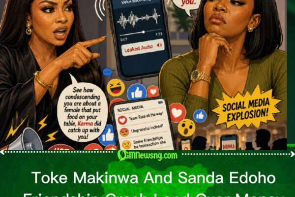 Toke Makinwa Calls Out “Ungrateful Human” As Viral Audio Scatter Celebrity Friendship Like Cheap Ring Light