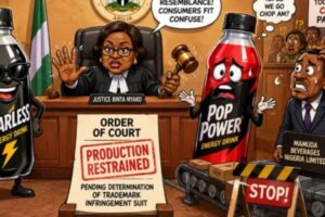 Trademark Wahala: Court Tell Energy Drink Company Say “Abeg Find Your Own Bottle Identity”