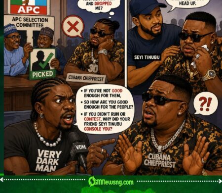 VeryDarkMan Mocks Cubana Chiefpriest Over Alleged APC Snub