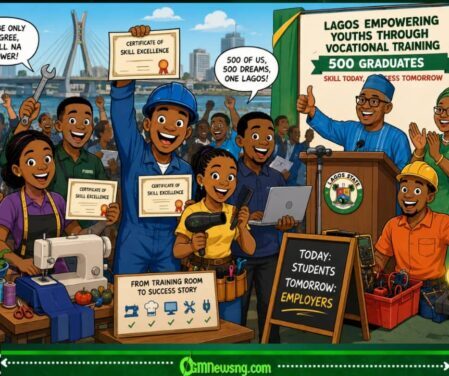 Vocational Training Don Turn New Degree as 500 Lagos Youths Graduate Into Hustle Economy