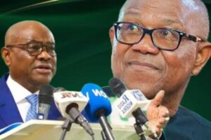FCT Minister Nyesom Wike: “Peter Obi Runs Away When Party Problems Start