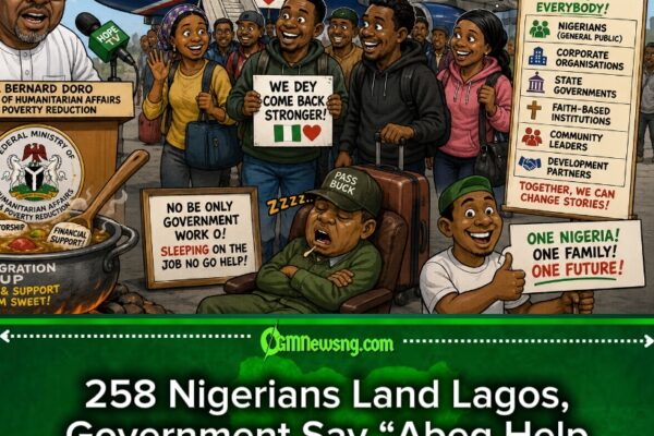 258 Nigerians Return from South Africa, Government Beg Society for Reintegration—Because Alone Dem No Fit”