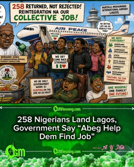 258 Nigerians Return from South Africa, Government Beg Society for Reintegration—Because Alone Dem No Fit”