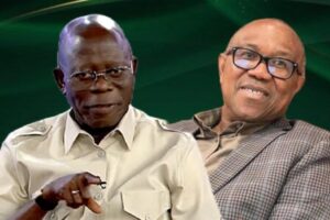 Senator Adams Oshiomhole Says Peter Obi Cannot Be Taken At His Word