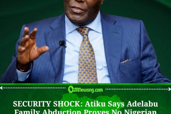Atiku Says Adelabu Family Abduction Reflects Nigeria’s Security Challenges