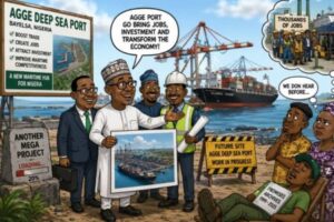 Agge Port: Bayelsa Ready For Big Ships While Nigerians Still Dey Wait For “Coming Soon” Sign To Disappear
