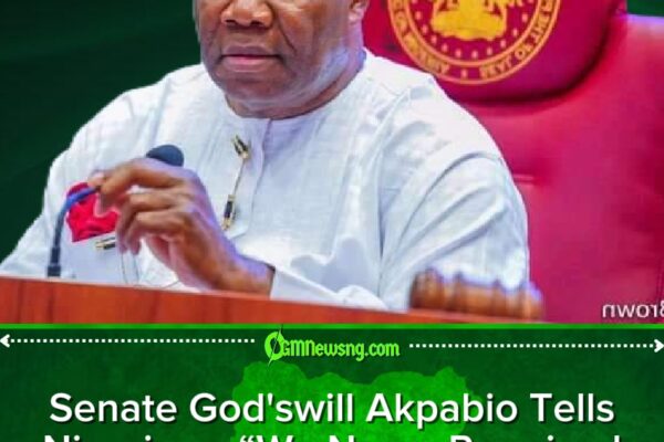 Senate God'swill Akpabio Tells Nigerians: “We Never Promised You Miracles”