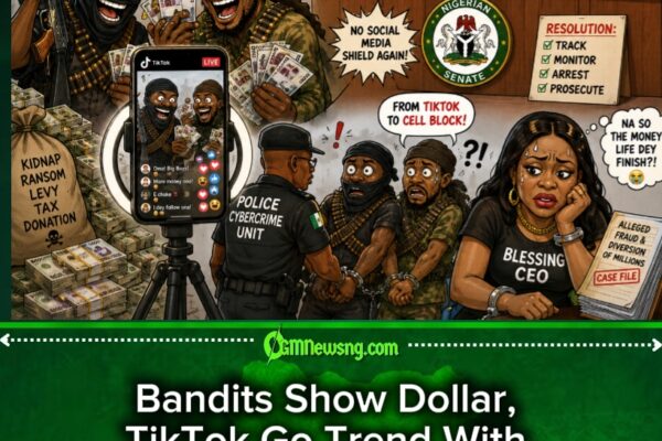 Senate Don Drag Bandits Weh Dey Flex Cash For TikTok