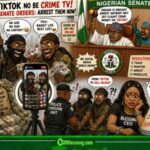 Senate Don Drag Bandits Weh Dey Flex Cash For TikTok