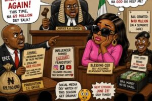 Blessing CEO Don Turn Lagos Court to Her Personal Drama Stage
