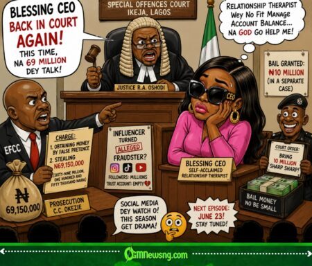 Blessing CEO Don Turn Lagos Court to Her Personal Drama Stage