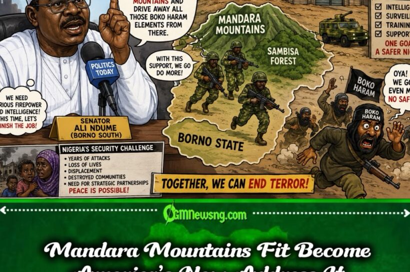 U.S. Base For Borno? Ndume Say Boko Haram Need International Quit Notice