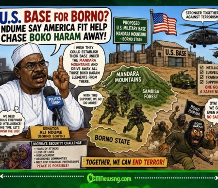 U.S. Base For Borno? Ndume Say Boko Haram Need International Quit Notice