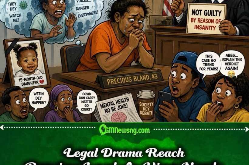 COVID Psychosis Wahala: Court Say Mama No Guilty After Pikin Death, Public Mouth Still Open