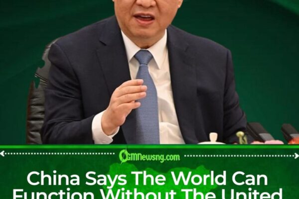 China Says Washington Is Not Essential To The Future Of The World