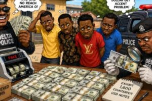 Counterfeit Dollar Don Get Police Escort: Delta Suspects Allegedly Carry American Dream Enter Trouble
