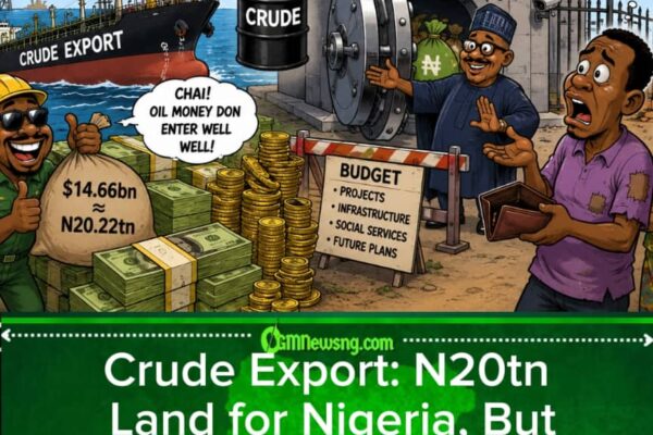 Crude Export: N20tn Don Land, Wallet Still Dey Ask for Directions