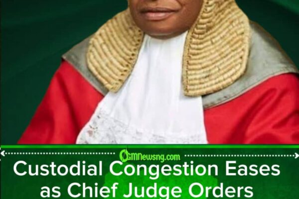 Custodial Congestion Forces Judicial Intervention as Chief Judge Frees 10 Inmates, Exposing Nigeria’s Growing Awaiting-Trial Crisis