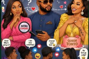 Dating Rumours Meet Traffic As Churchill Celebrates Tonto Dikeh Birthday "Internet Don Buy Aso Ebi For Wedding Wey No Exist”