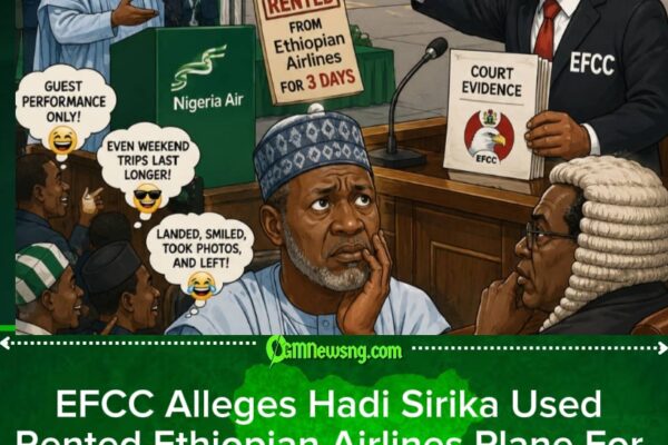 EFCC Alleges Hadi Sirika Presented Rented Aircraft As Proposed Nigeria Air During Launch Event