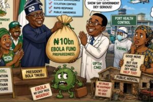 Ebola Fund Sweet Pass Virus Welcome Party as UPTH CMD Salute Tinubu