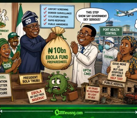 Ebola Fund Sweet Pass Virus Welcome Party as UPTH CMD Salute Tinubu