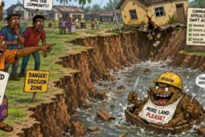 Erosion Dey Collect Land Like Tax Collector, Delta Community Cry for Urgent Rescue