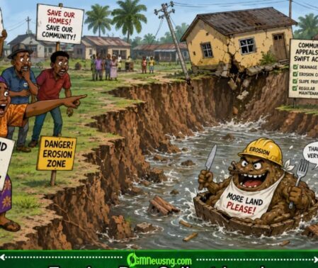 Erosion Dey Collect Land Like Tax Collector, Delta Community Cry for Urgent Rescue