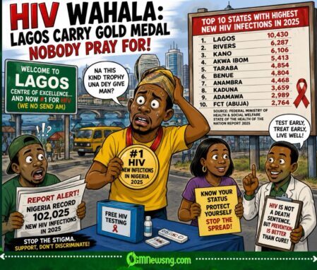 HIV Wahala: Lagos Carry Gold Medal Nobody Pray For