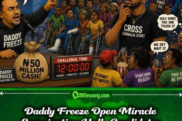 Healing Challenge: ₦50 Million Dey Ground As Daddy Freeze Ask Men of God To Bring Receipt For Miracle