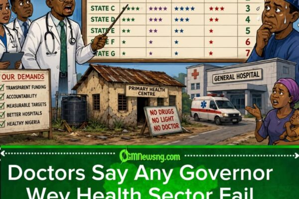 Healthcare Ranking Wahala: Doctors Say Governors No Fit Hide Behind Fine Convoy Again