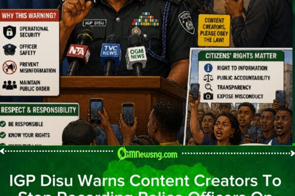 IGP Disu Tell Content Creators To Drop Camera Small As Police Recording Debate Scatter Internet