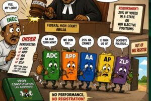 Election Shakeup: Court Order INEC to Delete ADC, Four Others as Political Future Dey Hang for Balance