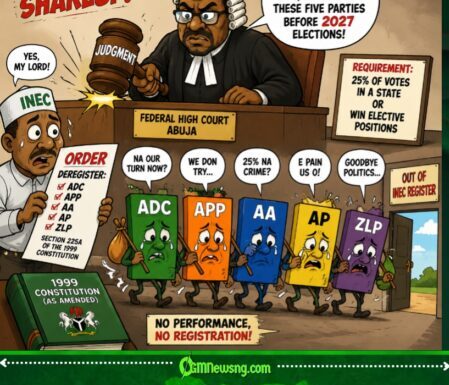 Election Shakeup: Court Order INEC to Delete ADC, Four Others as Political Future Dey Hang for Balance