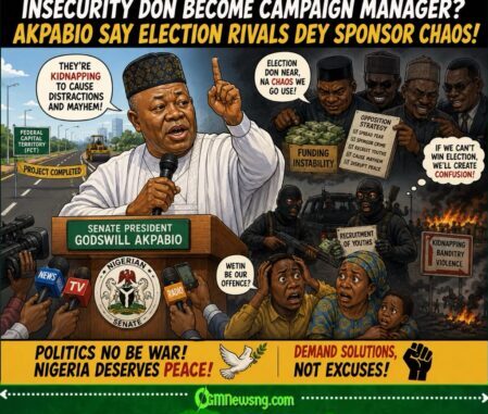 Insecurity Don Become Campaign Manager? Akpabio Say Elections Rivals Dey Sponsor Chaos