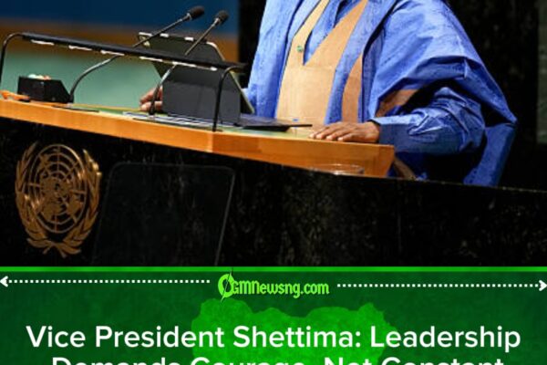 Vice President Kashim Shettima: Nice Men Don’t Always Make Effective Leaders