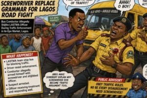 LASTMA Wahala: Screwdriver Replace Grammar As Traffic Enforcement Turn Action Film