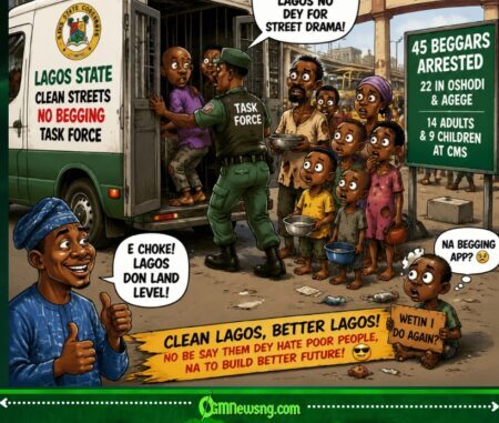 Lagos Catch 45 Beggars, Children Join Club Too—Government Says “No Free Ride Again!