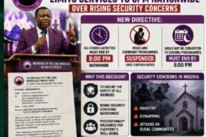 MFM Suspends Vigils Nationwide As Rising Insecurity Forces Major Changes To Church Activities