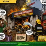 Mandate Spark Fire Turn Ilorin Supermarket To Ash As Electricity Wire Show Power Wey Pass Human Control