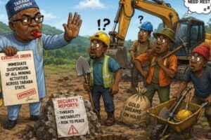 Mining Suspension: Governor Tell Taraba Gold Hunters, “Abeg Park Well First”