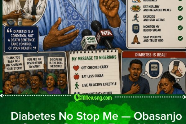 Obasanjo Say Him Don Dey Battle Diabetes For Over 40 Years As Nigerians Suddenly Remember Their Sugar Intake