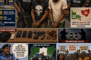 Ogun Police Nab Two Suspects In Ijebu Ode Over Edo Kidn@pping And Hostage M¥rder Case