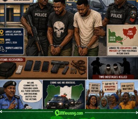 Ogun Police Nab Two Suspects In Ijebu Ode Over Edo Kidn@pping And Hostage M¥rder Case