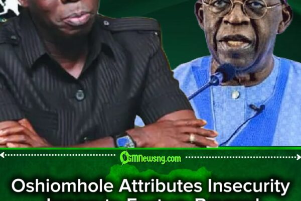 Senator Adams Oshiomhole Says Insecurity Is Complicated, Not a Leadership Bug