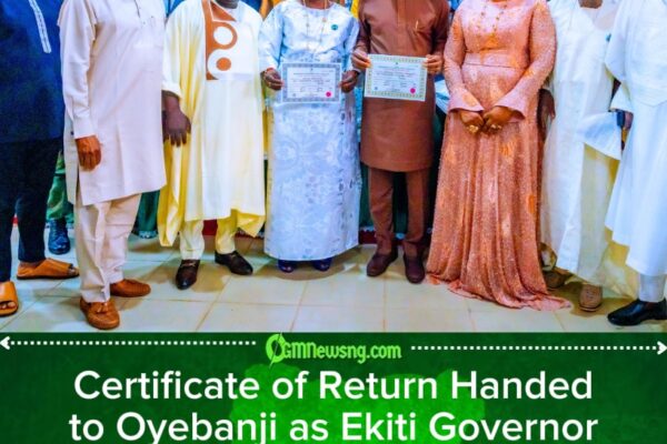 Ekiti Renews Oyebanji's Contract as Certificate of Return Turns Into Victory Parade