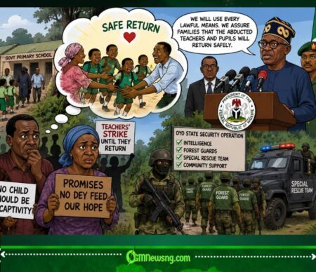 Oyo Abduction: Promise Factory Dey Work Overtime As Government Swear Say Pupils Go Come Back